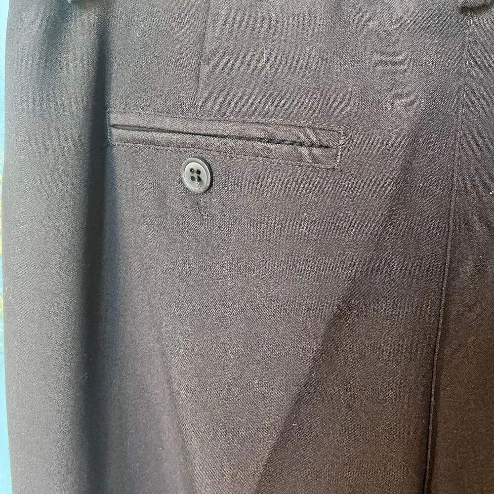 Worthington Modern Fit Ladies Chocolate Brown Dress Trousers Career Size 10 - Picture 4 of 10